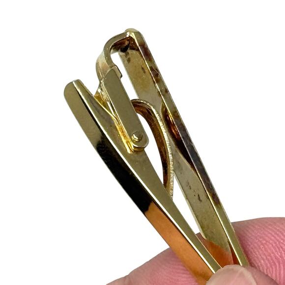 Celine Two-Tone Tie Clip - Picture 8 of 11